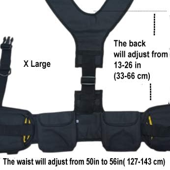 AKM-Scuba Diving Weight Harness X Large (2019 updated)