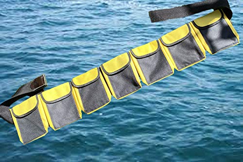 AKM-Diving pocket weight belts (yellow, x large)