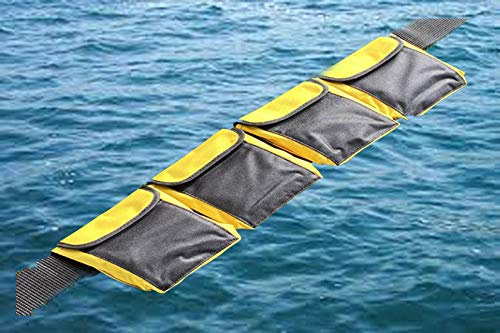 AKM-Diving pocket weight belts (yellow, small)