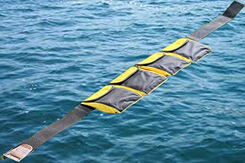 AKM-Diving pocket weight belts (yellow, small)