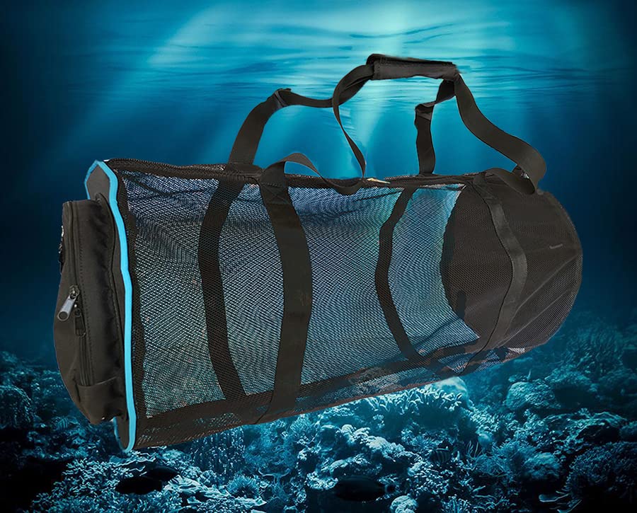 New Mesh Dive Bag Large Travel Duffle for Scuba Diving and Snorkel-by AKMsports