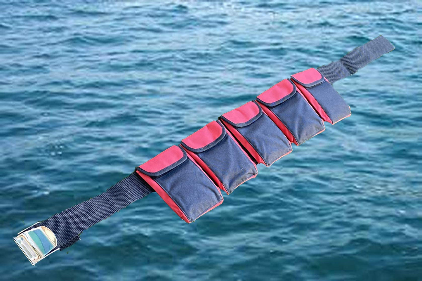 AKM-Diving pocket weight belts (red, medium)