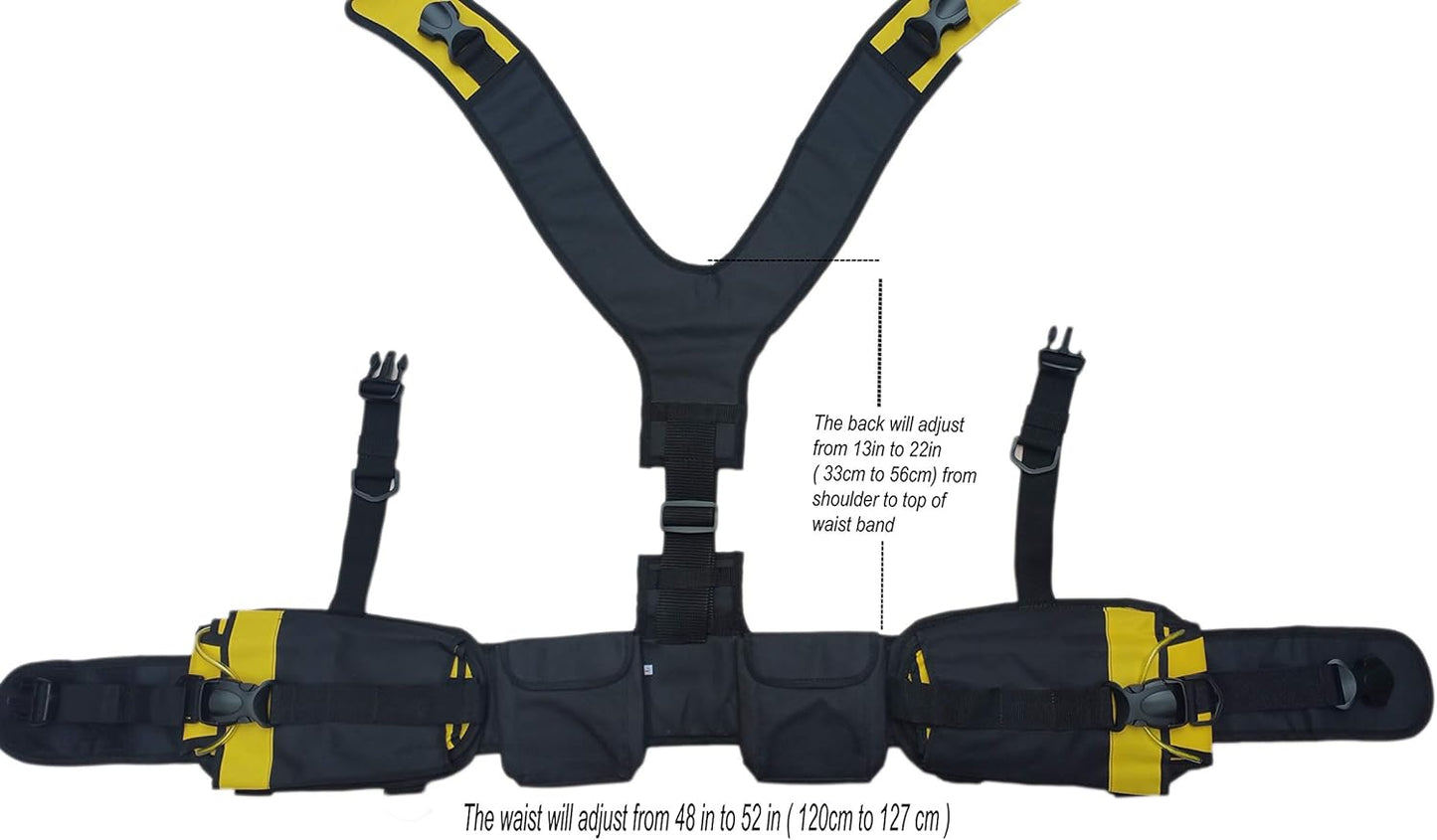 AKM-Scuba diving Weight Harness (2019) (Large)